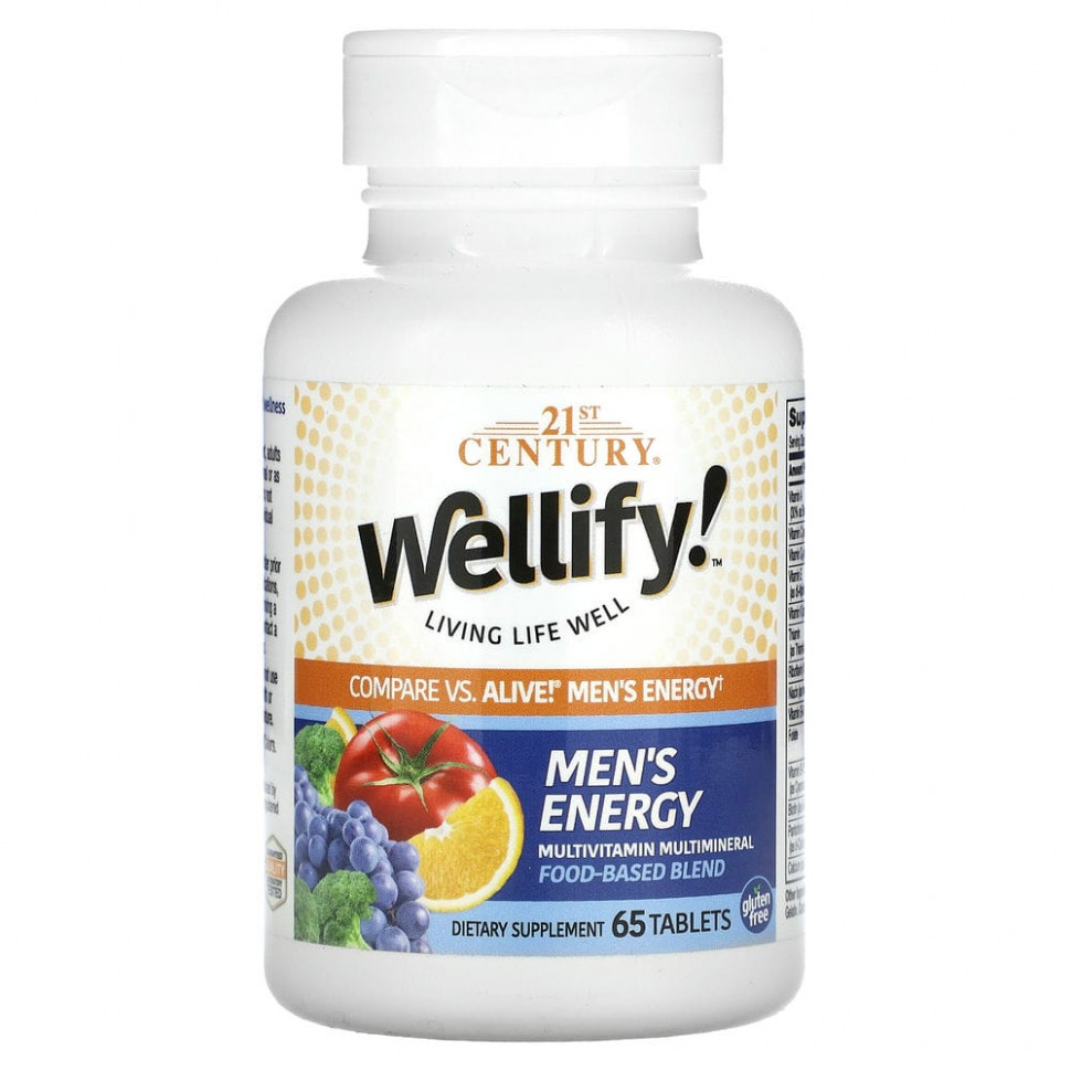 ���� ������ (Iherb) 21st Century, Wellify, �������������� �������������� � �������������� ��� ������, 65 ��������, ������ �� 1990 ���
