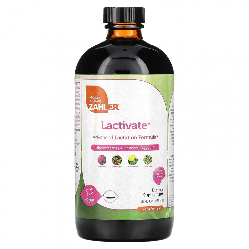 ���� ������ (Iherb) Zahler, Lactivate, ���������� ������ ������� ��� ��������� ������, 473 �� (16 ����. �����), ������ �� 10130 ���