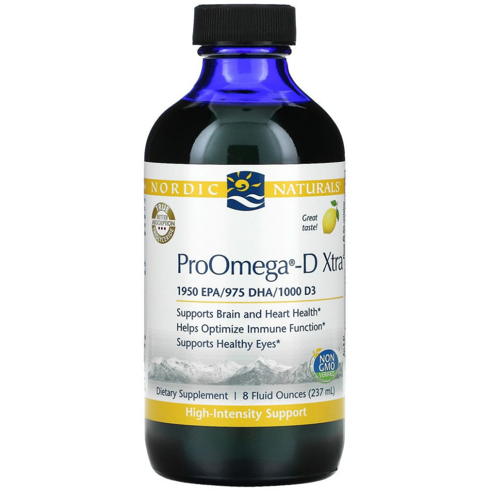 ���� ������ (Iherb) Nordic Naturals, ProOmega-D Xtra, �����, 237 �� (8 ����. �����), ������ �� 12580 ���