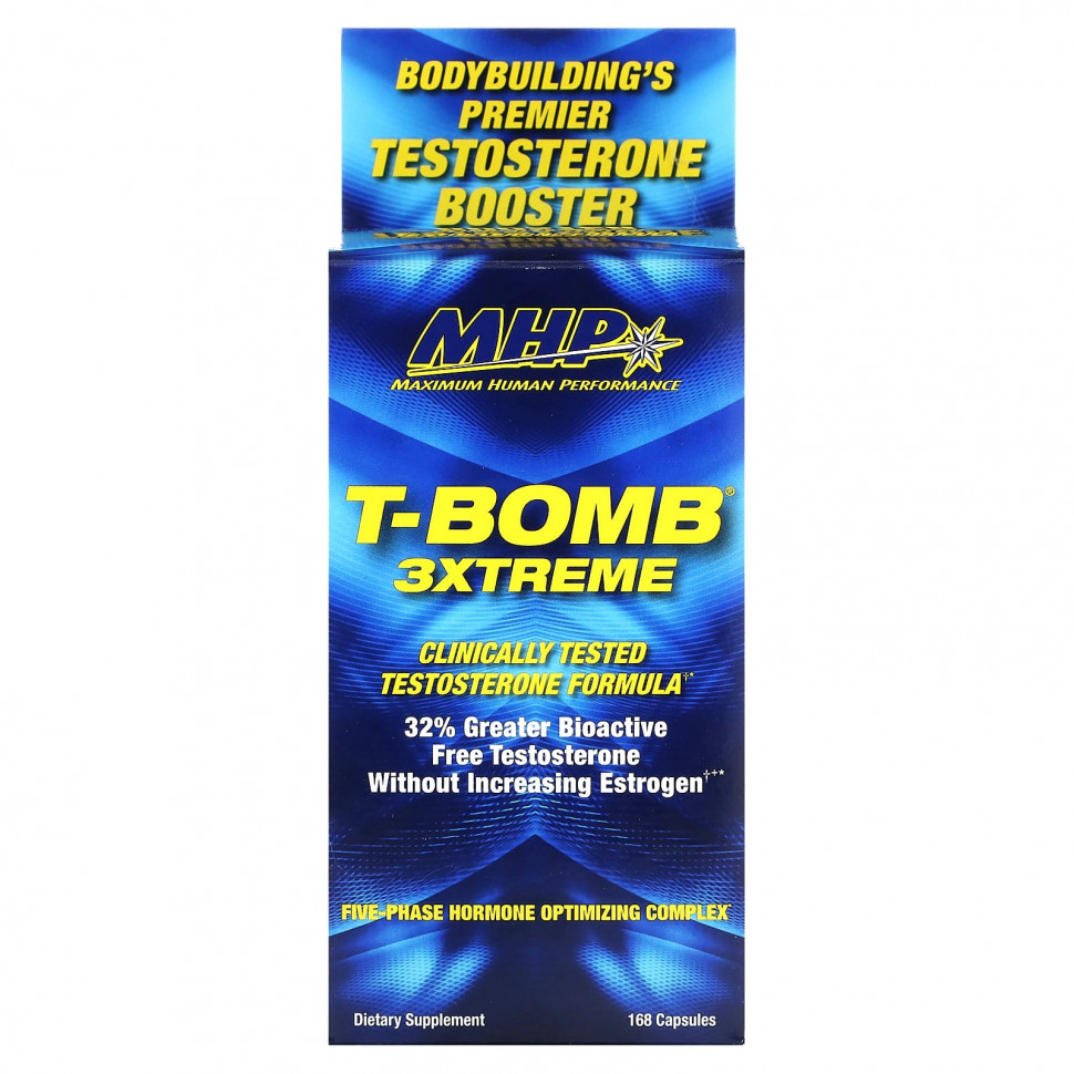 ���� ������ (Iherb) MHP, T-Bomb 3Xtreme`` 168 ������, ������ �� 7950 ���
