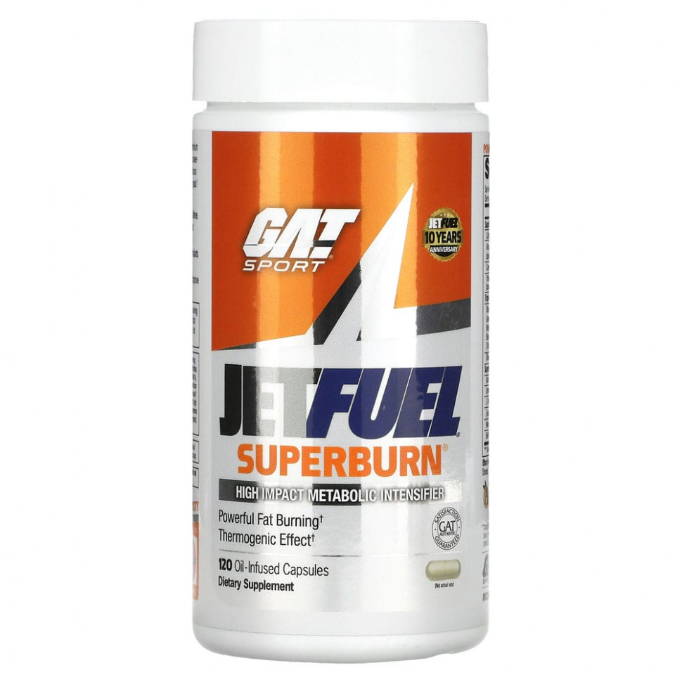 ���� ������ (Iherb) GAT, JetFUEL Superburn, 120 �������� ������, ������ �� 5700 ���