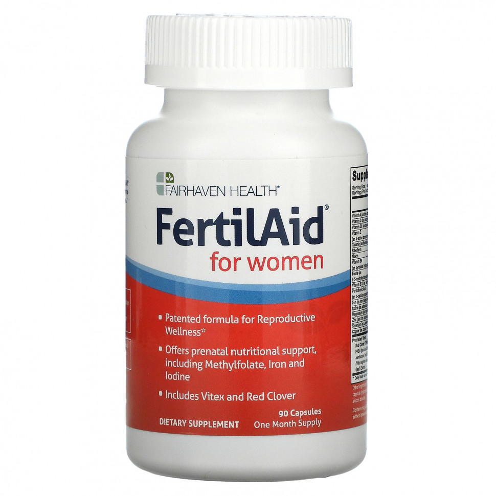 ���� ������ (Iherb) Fairhaven Health, FertilAid ��� ������, 90 ������, ������ �� 6360 ���