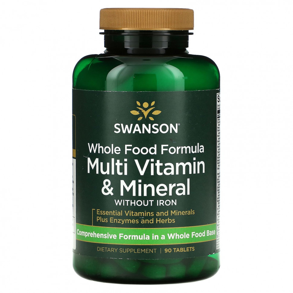 ���� ������ (Iherb) Swanson, Whole Food Formula, �������������� � ��������, 90 ��������, ������ �� 3630 ���