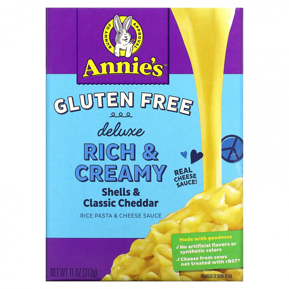���� ������ (Iherb) Annie's Homegrown, Deluxe Rich & Creamy, ������� ����� � ������ ����, ������� � ������������ ������, ��� �������, 312 � (11 �����), ������ �� 1860 ���