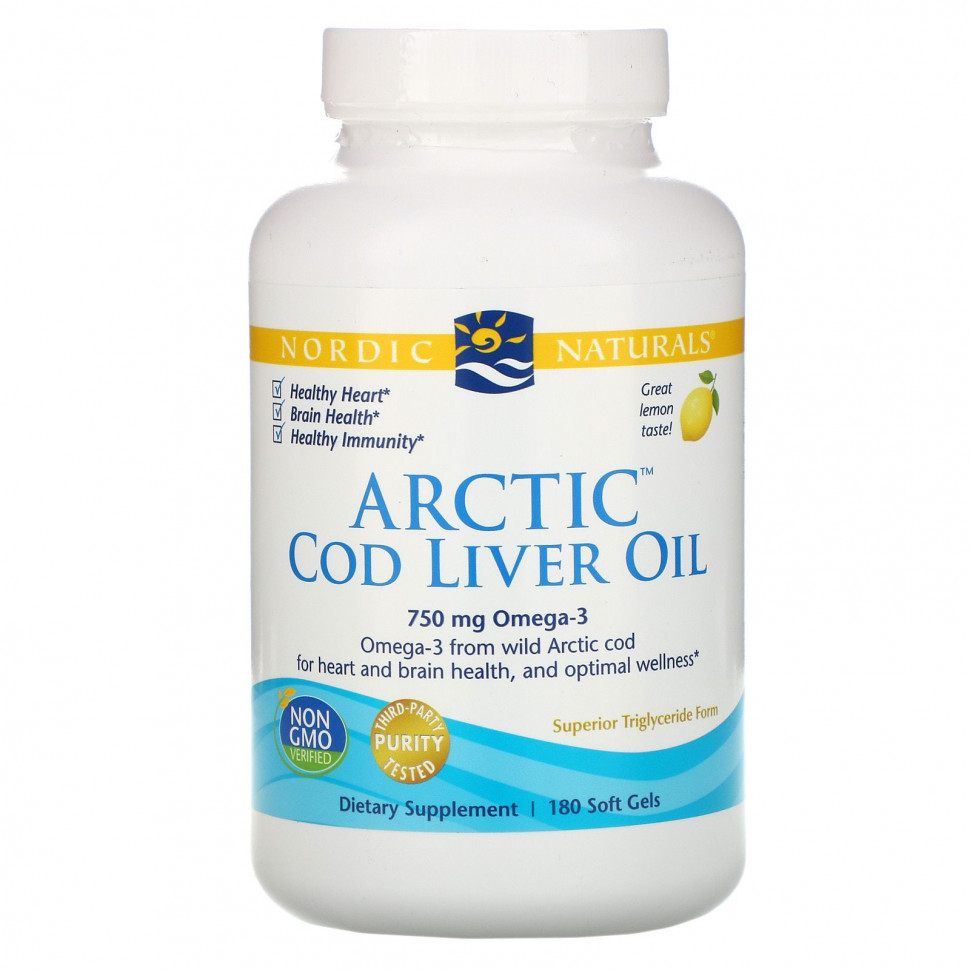 ���� ������ (Iherb) Nordic Naturals, ��� ������ ����������� ������, �� ������ ������, 250 ��, 180 ������ ��������, ������ �� 7200 ���