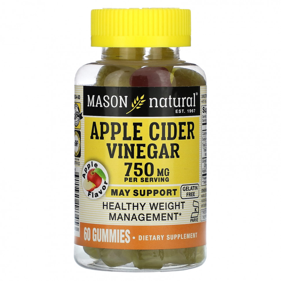 ���� ������ (Iherb) Mason Natural, �������� �����, ������, 250 ��, 60 ����������� ��������, ������ �� 2240 ���