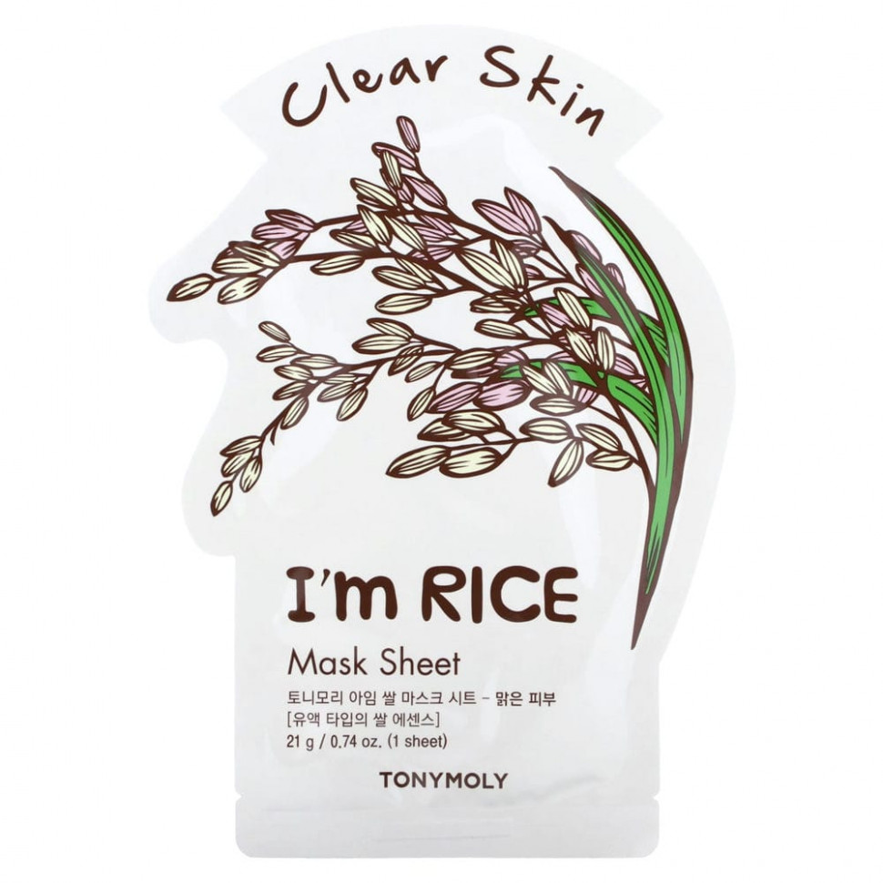���� ������ (Iherb) Tony Moly, I'm Rice, �������� ����� ��� ������ ����, 1 ��., 21 � (0,74 �����), ������ �� 450 ���