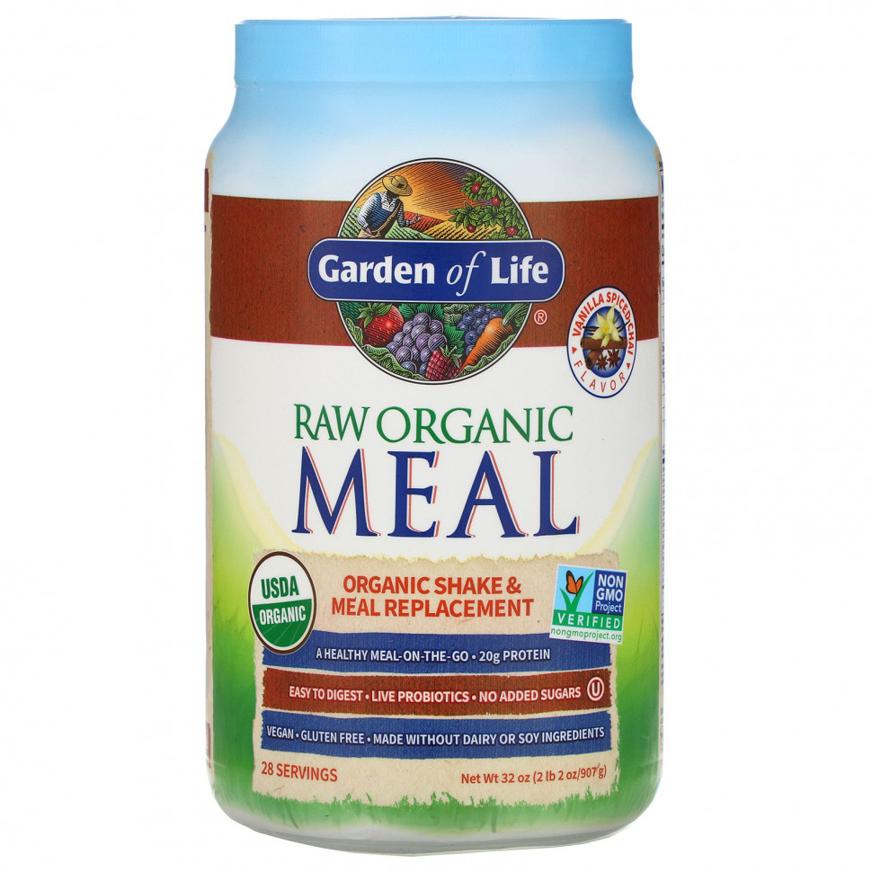 ���� ������ (Iherb) Garden of Life, RAW Organic Meal, �������� � ���������� ���, ��� �� �������� ������, 907 � (2 ����� 2 �����), ������ �� 10370 ���