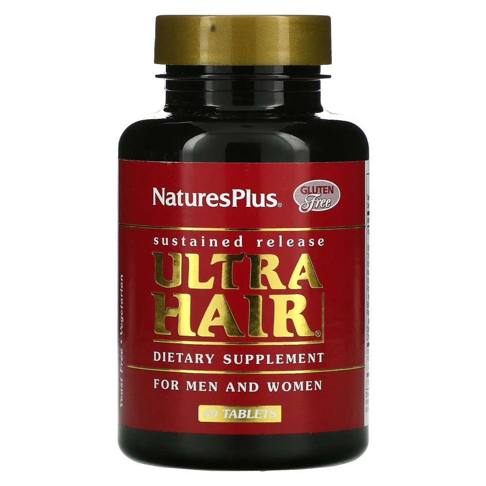 ���� ������ (Iherb) NaturesPlus, Ultra Hair, ��� ������ � ������, 60 ��������, ������ �� 4300 ���