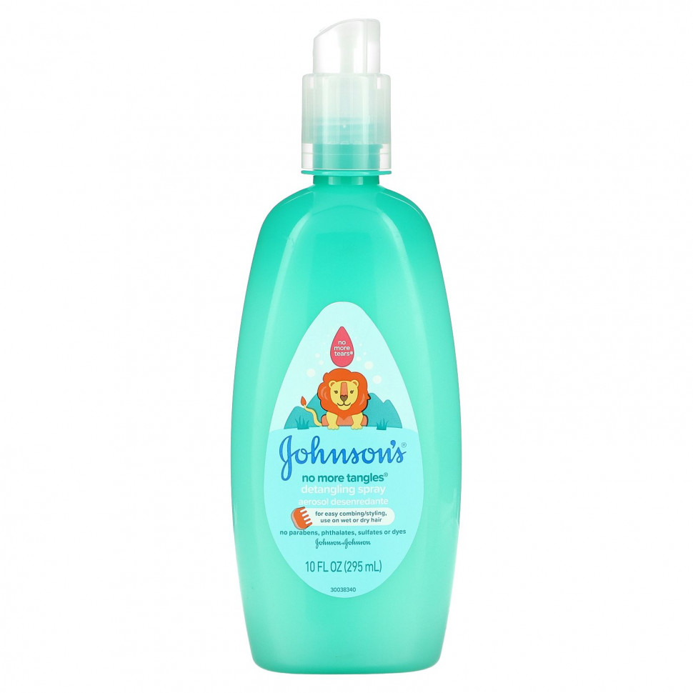 ���� ������ (Iherb) Johnson's Baby, No More Tangles, Detangling Spray, 10.2 fl oz (295 ml), ������ �� 1510 ���