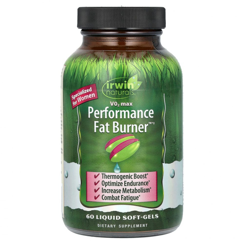 ���� ������ (Iherb) Irwin Naturals, V02 Max, Performance Fat Burner, 60 ������ ������� ������ � ���������, ������ �� 5460 ���