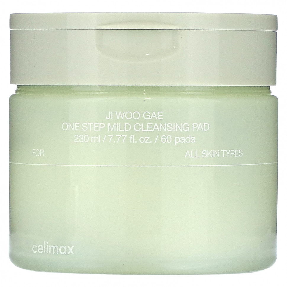 ���� ������ (Iherb) Celimax, One Step Mild Cleansing Pad, Ji Woo Gae, 60 ���������, ������ �� 4090 ���