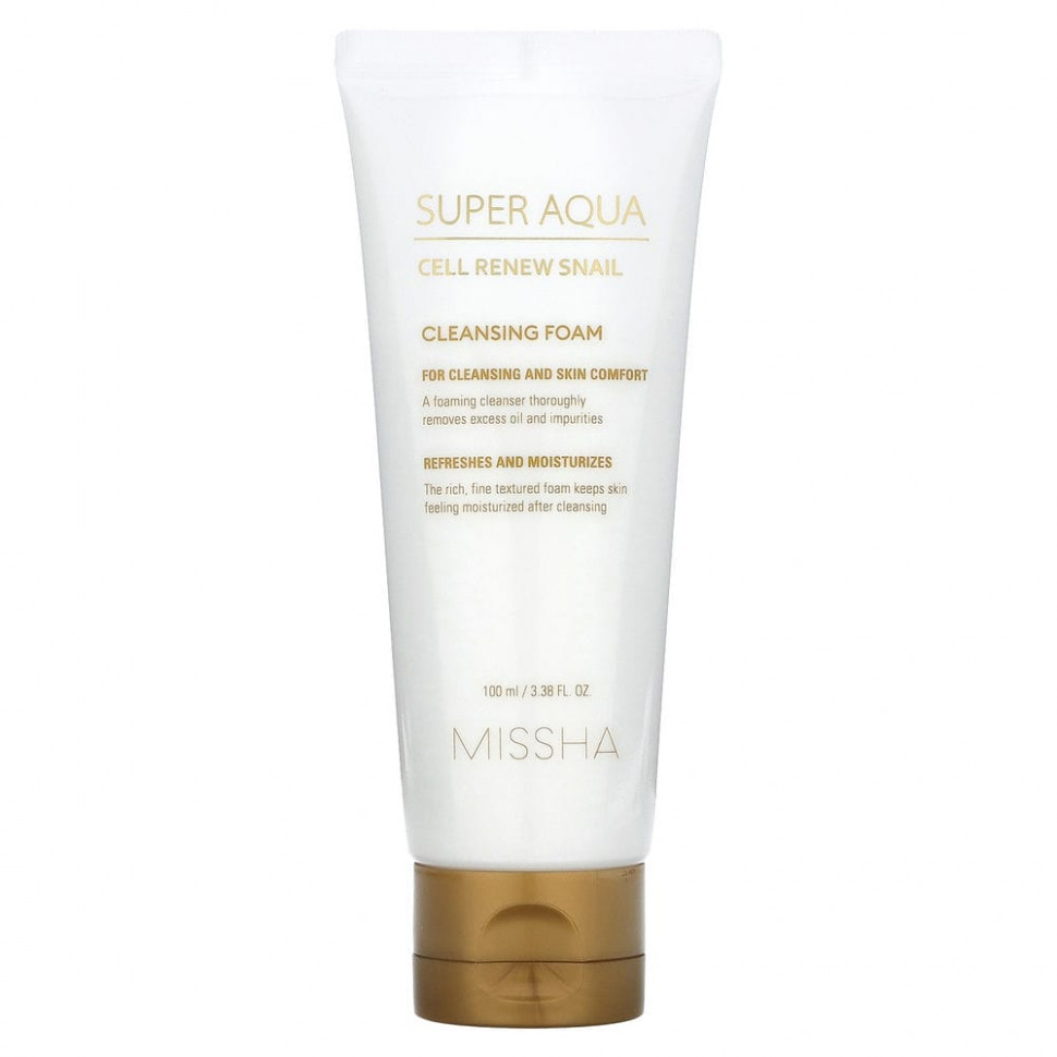 ���� ������ (Iherb) Missha, Super Aqua, ��������� ����� � ���������� ������� ������ ��� �������������� ������ ����, 100 �� (3,38 ����. �����), ������ �� 1220 ���