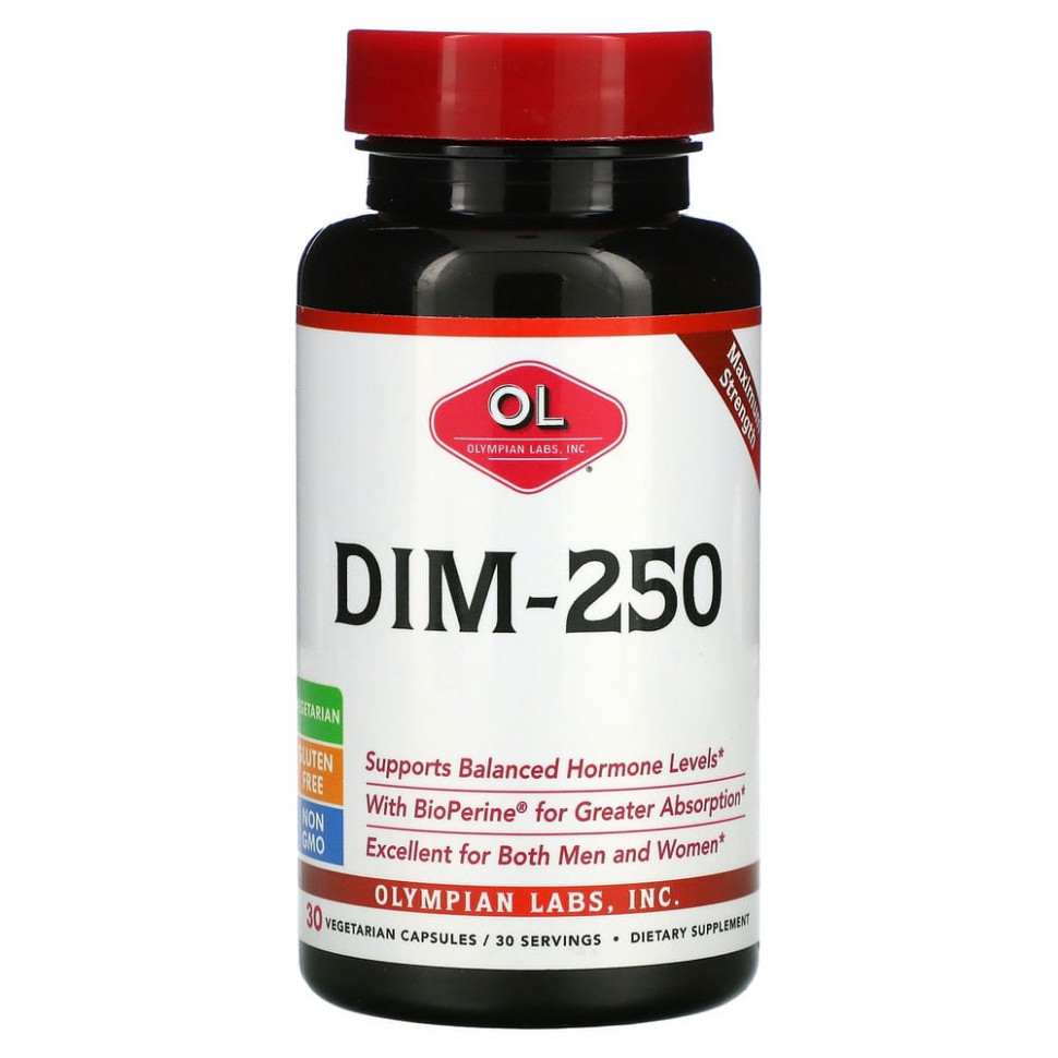 ���� ������ (Iherb) Olympian Labs, DIM-250, 30 �������������� ������, ������ �� 5640 ���