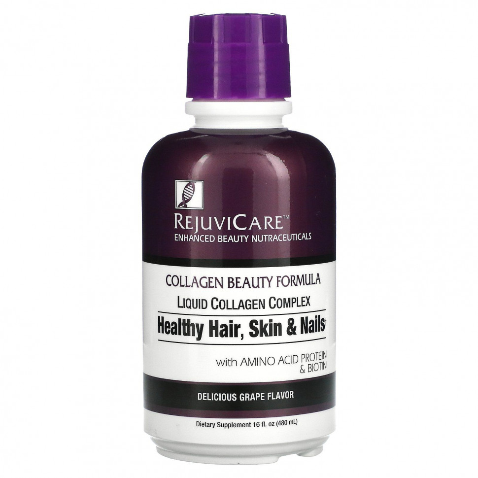 ���� ������ (Iherb) Rejuvicare, Collagen Beauty Formula, ������ ������������ �������� ��� �������� �����, ���� � ������ �� ������ ���������, 480 �� (16 ����. �����), ������ �� 2480 ���