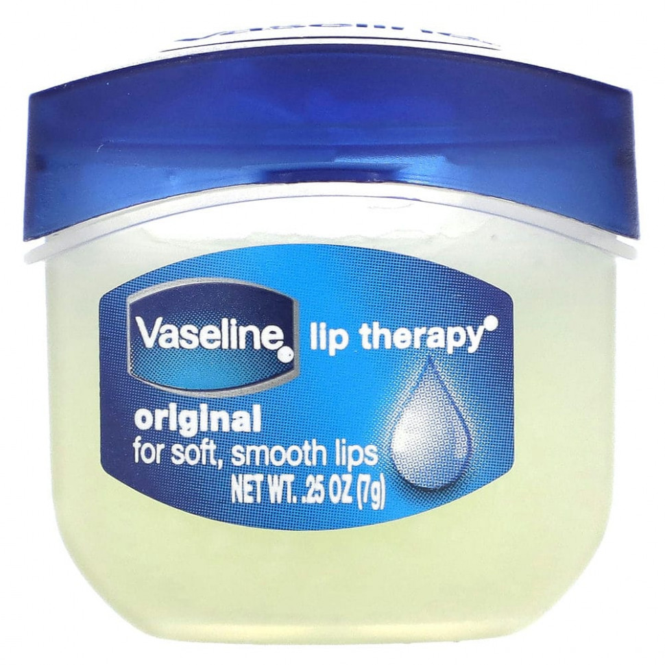 ���� ������ (Iherb) Vaseline, ������� ��� ��� Lip Therapy, �������������, 7 �, ������ �� 550 ���
