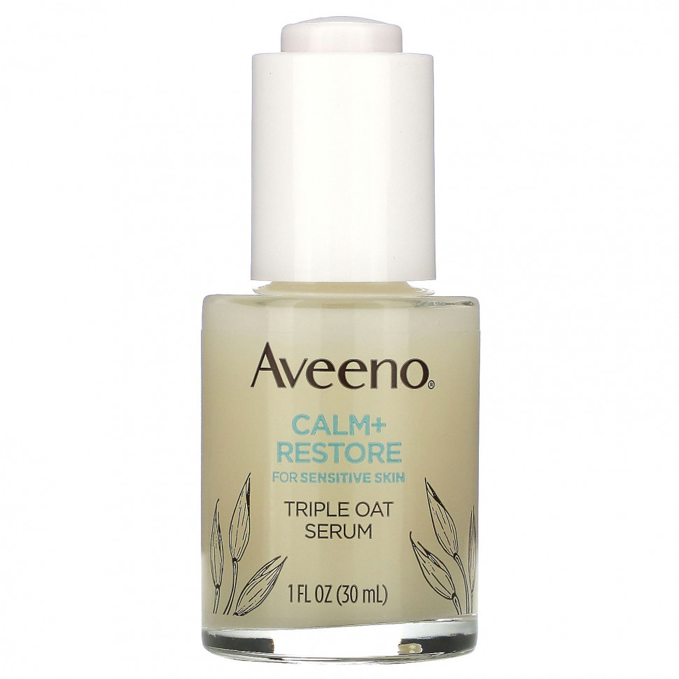 ���� ������ (Iherb) Aveeno, Calm + Restore, ��������� � ����� �������� ��������, ��� �������������� ����, 30 �� (1 ����. �����), ������ �� 4400 ���