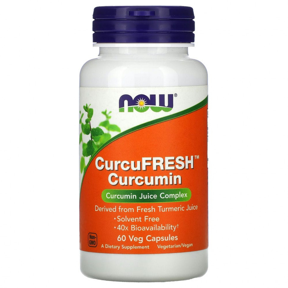 ���� ������ (Iherb) NOW Foods, CurcuFresh, ��������, 60 �������������� ������, ������ �� 3230 ���