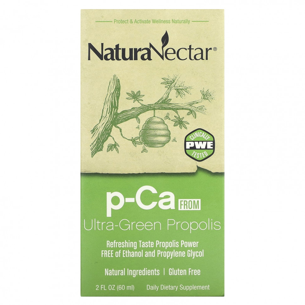 ���� ������ (Iherb) NaturaNectar, p-CA �� ������-�������� ���������, 60 �� (2 ����. �����), ������ �� 7450 ���