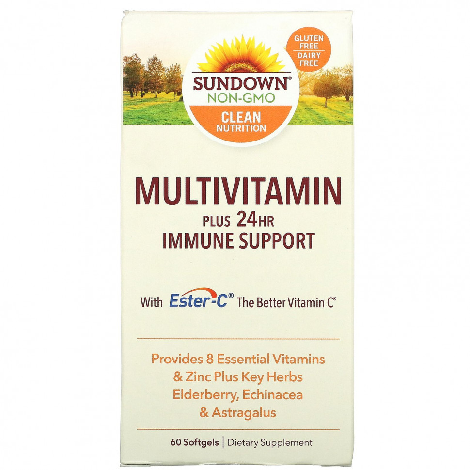 ���� ������ (Iherb) Sundown Naturals, ��������������, ��������� ���������� � ������� 24 �����, 60 ������ ��������, ������ �� 3370 ���
