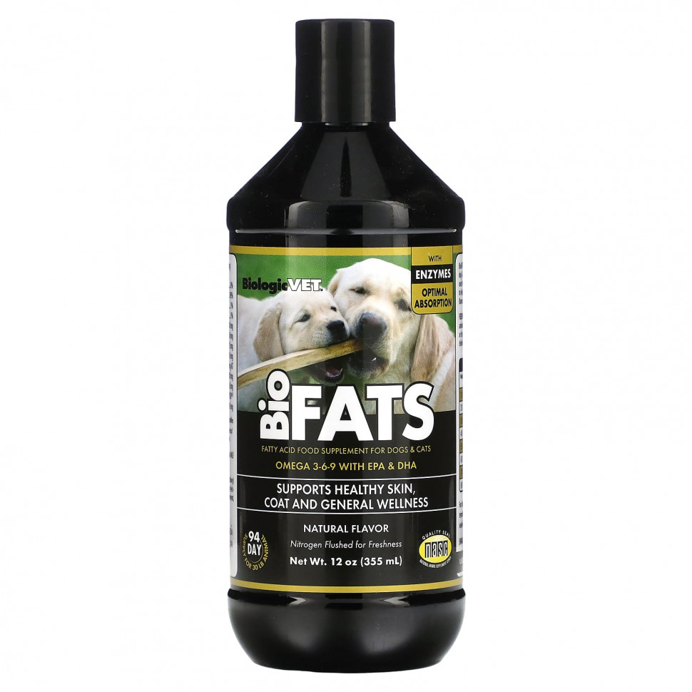 ���� ������ (Iherb) Flora, BiologicVet, �������, ��� ����� � �����, �����������, 355 �� (12 �����), ������ �� 5050 ���