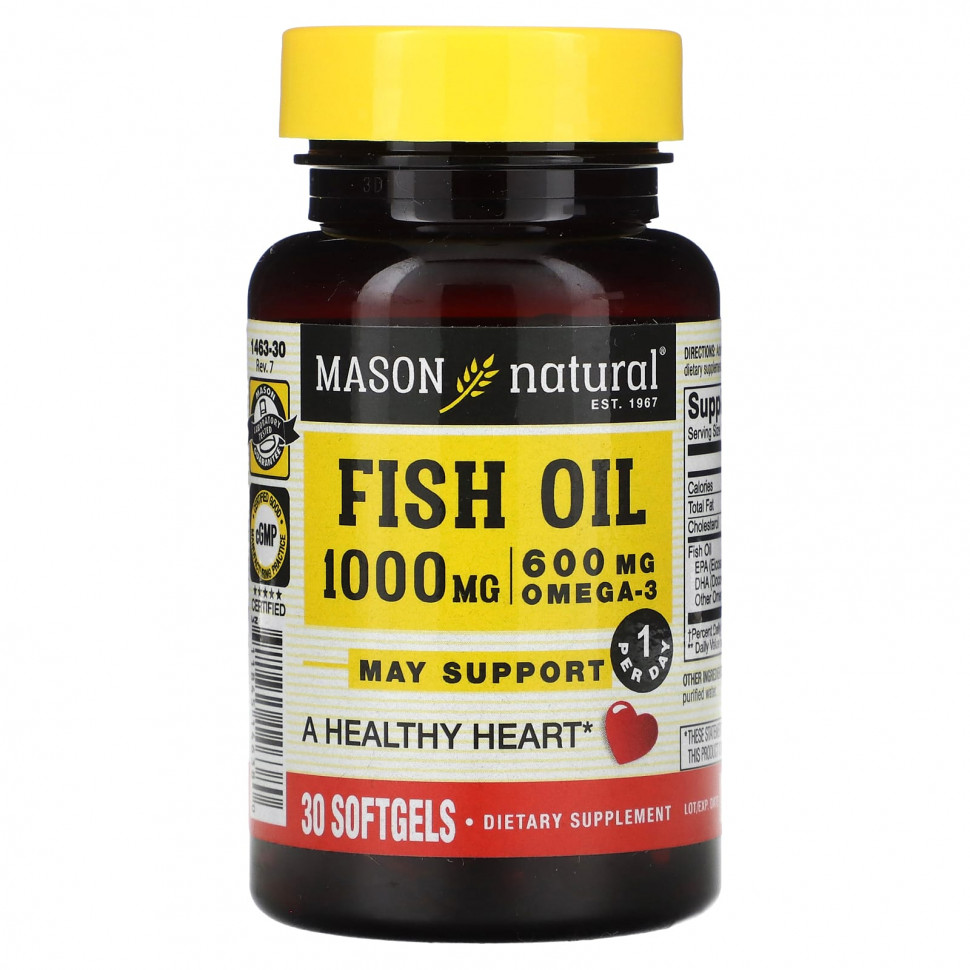 ���� ������ (Iherb) Mason Natural, ����� ���, 1000 ��, 30 ������ ��������, ������ �� 1380 ���