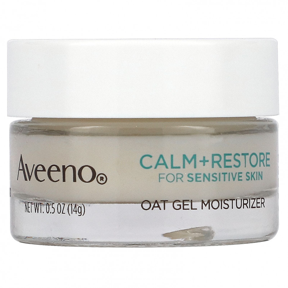 ���� ������ (Iherb) Aveeno, Calm + Restore, ����������� ���� �� ����, ��� �������, ������� ������, 0,5 ����� (14 �), ������ �� 1560 ���