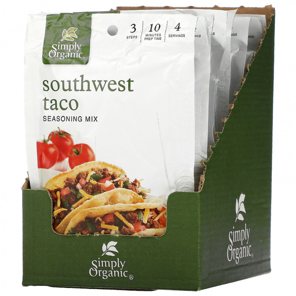 ���� ������ (Iherb) Simply Organic, ����� ������� ��� ���� Southwest, 12 ��������� �� 32 � (1,13 �����), ������ �� 4560 ���