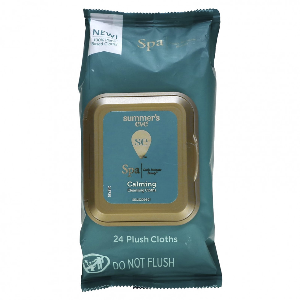 ���� ������ (Iherb) Summer's Eve, Spa, ������������� ��������� ��������`` 24 ������ ��������, ������ �� 2000 ���