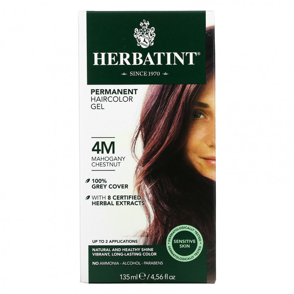 ���� ������ (Iherb) Herbatint, ������� ����-������ ��� �����, 4M, ������� ������ � ������, 135 �� (4,56 ������ �����), ������ �� 3330 ���