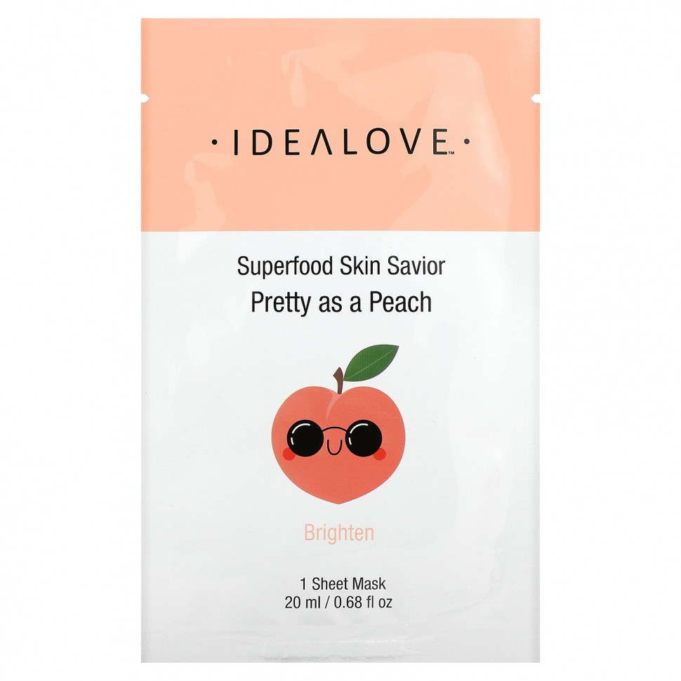 ���� ������ (Iherb) Idealove, Superfood Skin Savior, Pretty as a Peach, 1 �������� �����, 20 �� (0,68 ����. �����), ������ �� 780 ���