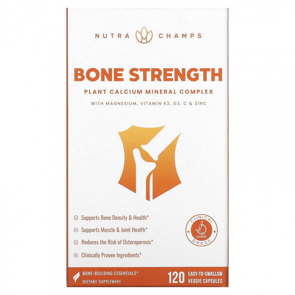 ���� ������ (Iherb) NutraChamps, Bone Strength, 120 ������������ ������, ������� ����� �������, ������ �� 3810 ���