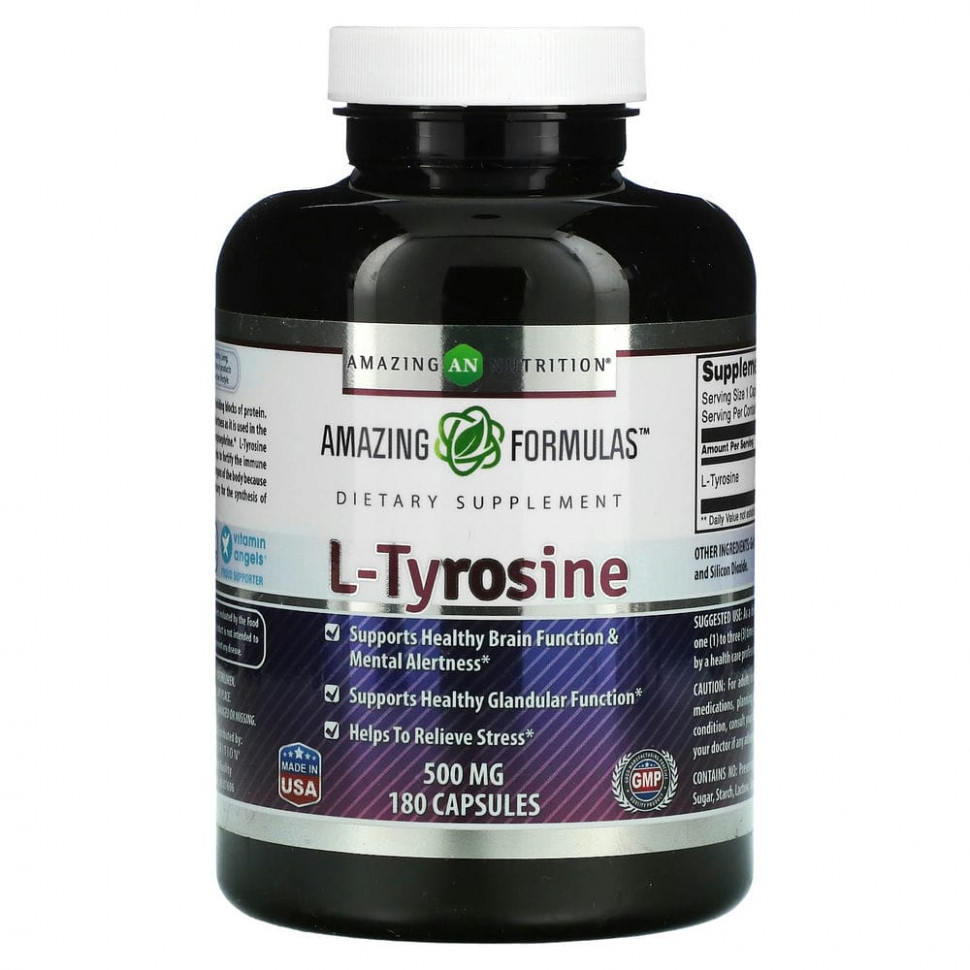 ���� ������ (Iherb) Amazing Nutrition, L-�������, 500 ��, 180 ������, ������ �� 3080 ���