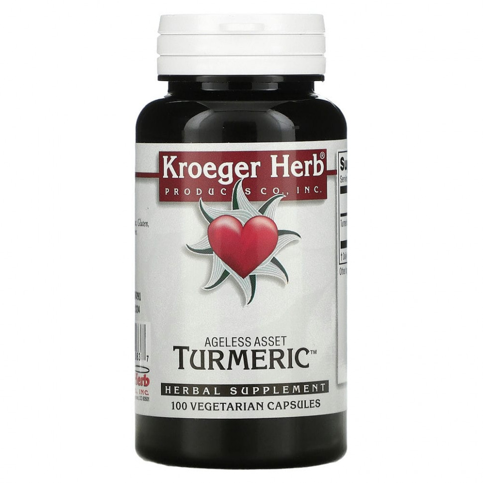 ���� ������ (Iherb) Kroeger Herb Co, Turmeric, 100 ������������ ������, ������ �� 2080 ���