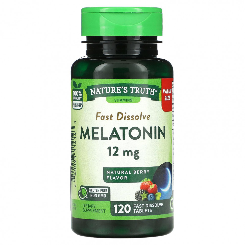 ���� ������ (Iherb) Nature's Truth, ����������������� ���������, ����������� �����, 12 ��, 120 ����������������� ��������, ������ �� 3260 ���