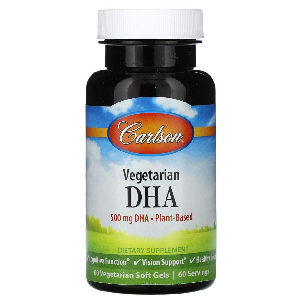 ���� ������ (Iherb) Carlson, �������������� ���, 500 ��, 60 �������������� ������ ��������, ������ �� 6180 ���