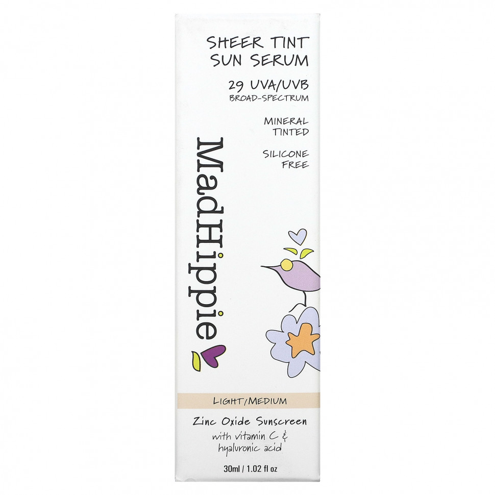 ���� ������ (Iherb) Mad Hippie, ��������� ��� ������ Sheer Tint, ������ / �������, 30 �� (1,02 ����. �����), ������ �� 3100 ���