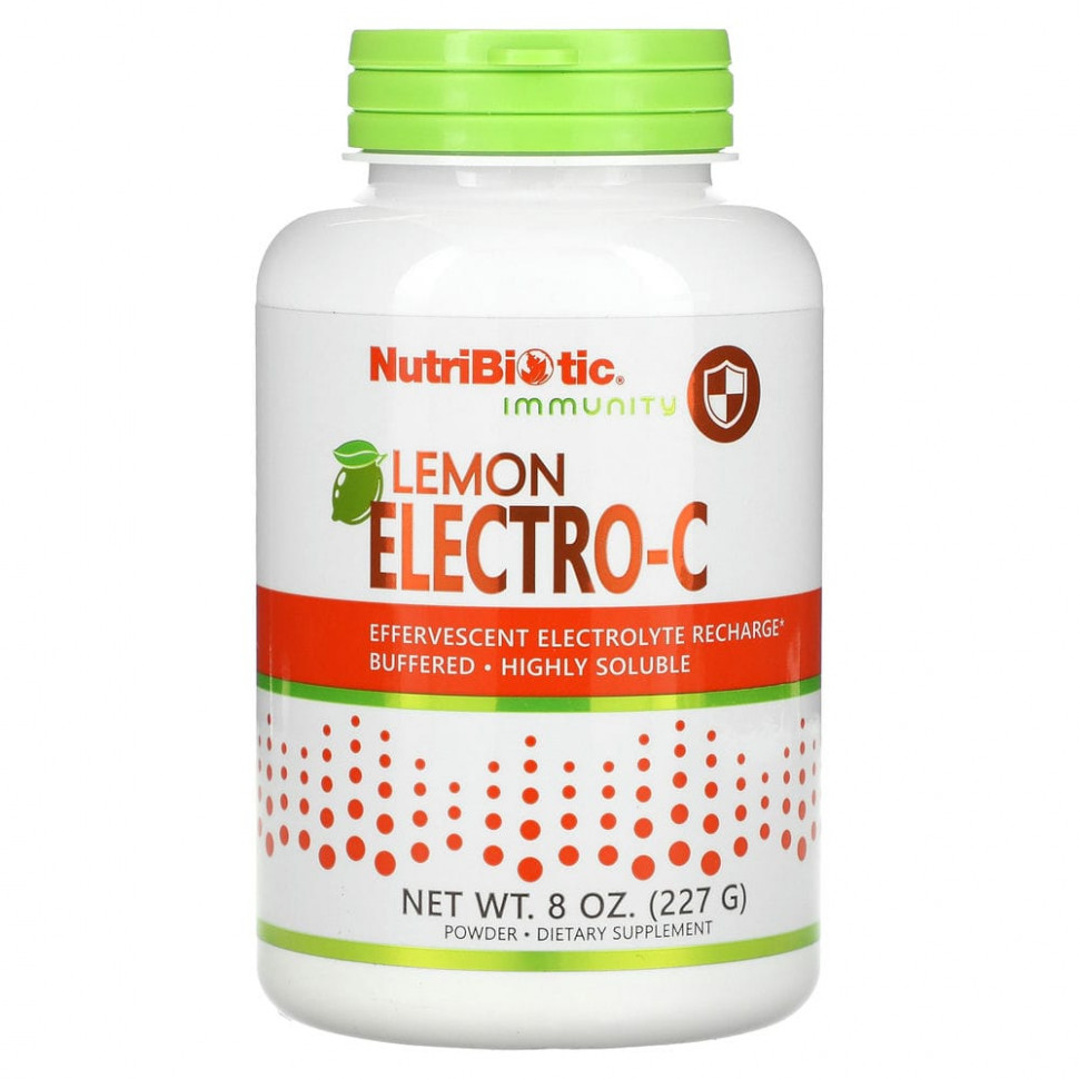 ���� ������ (Iherb) NutriBiotic, Immunity, Lemon Electro-C, 227 � (8 �����), ������ �� 2250 ���