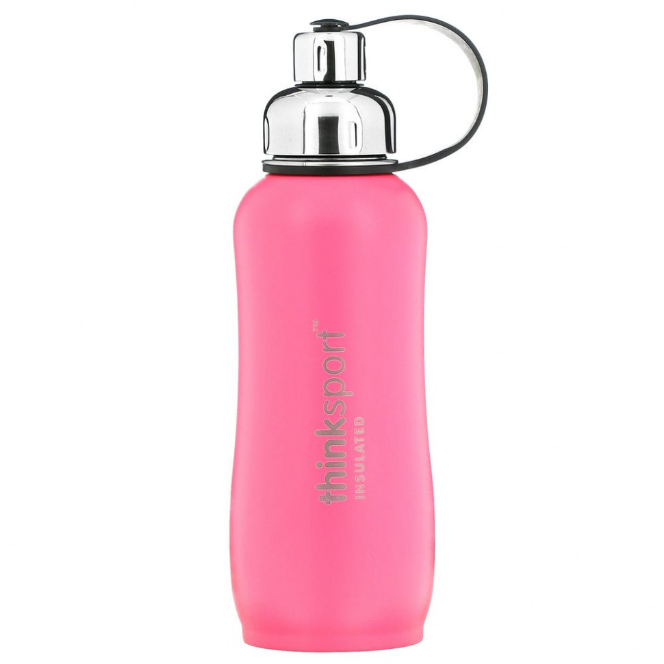 ���� ������ (Iherb) Think, Thinksport , Insulated Sports Bottle, Dark Pink, 25 oz (750ml), ������ �� 4580 ���