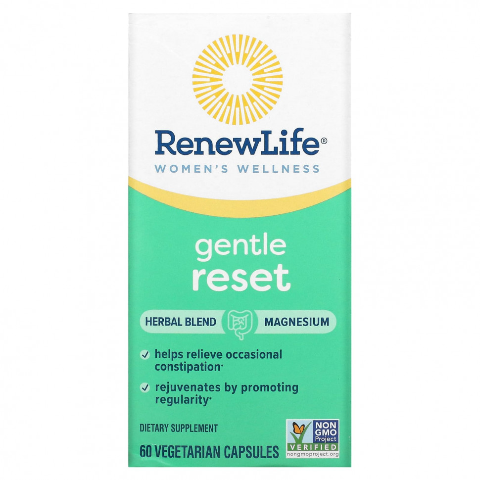 ���� ������ (Iherb) Renew Life, Women's Wellness, Gentle Reset , 60 Vegetarian Capsules, ������ �� 3870 ���