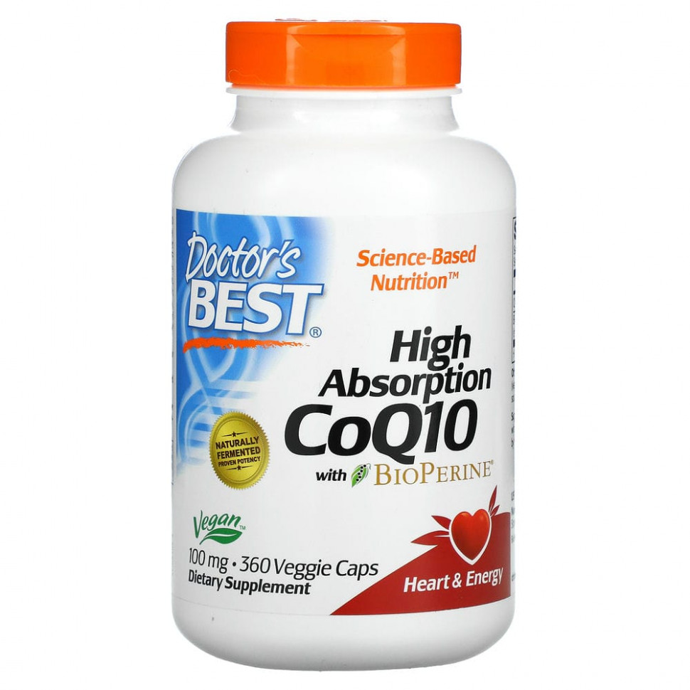   (Iherb) Doctor's Best,  Q10    ,  BioPerine, 100 , 360  ,   9330 