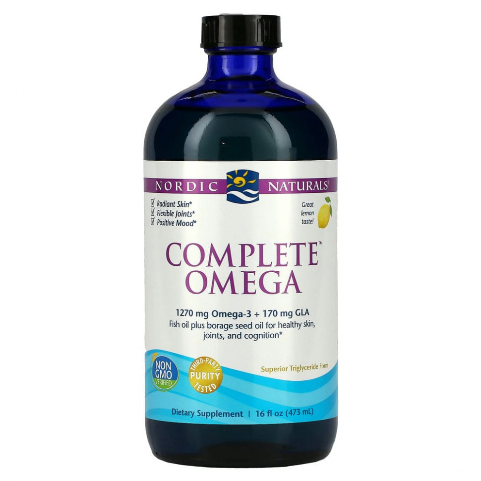 ���� ������ (Iherb) Nordic Naturals, Complete Omega, �����, 473 �� (16 ������ �����), ������ �� 9120 ���