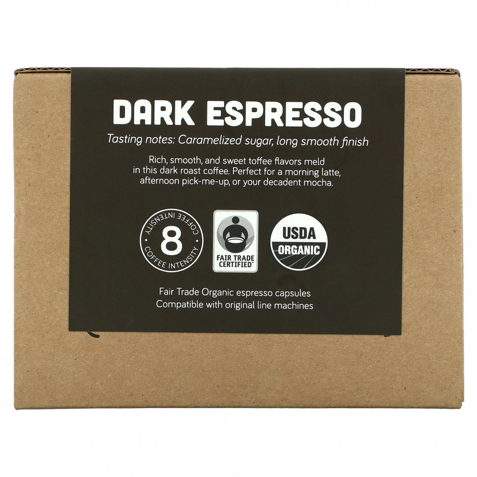 ���� ������ (Iherb) Portland Coffee Roasters, Dark Espresso, ������� ��� ��������, 30 ��., ������ �� 5740 ���
