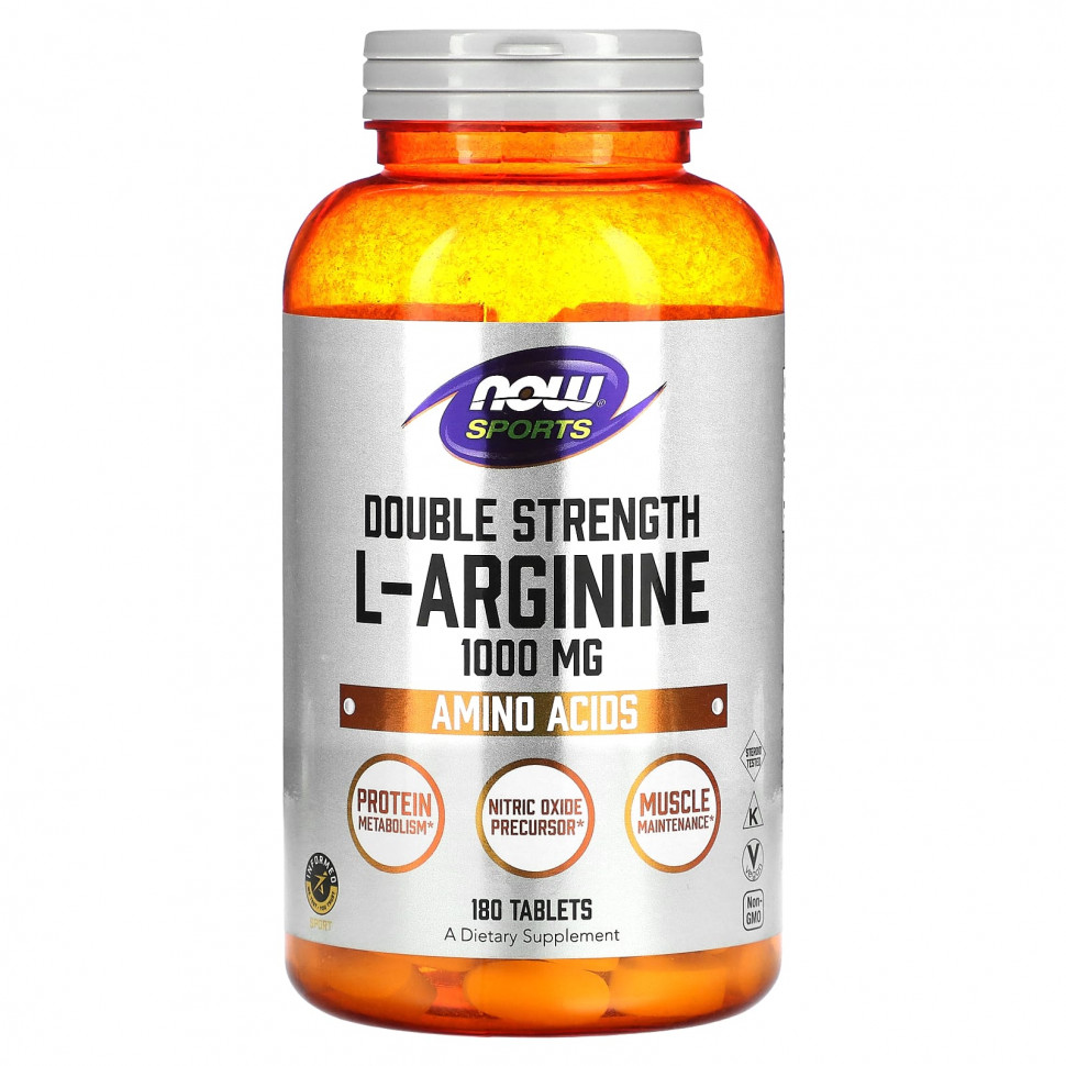   (Iherb) NOW Foods, Sports, L-  , 1000 , 180 ,   4440 
