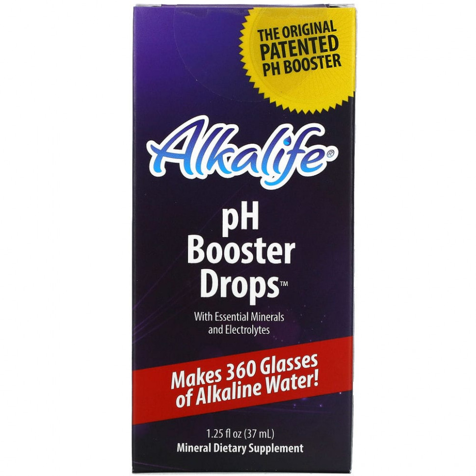 ���� ������ (Iherb) Alkalife, pH Booster Drops, 1.25 fl oz (37 ml), ������ �� 3050 ���