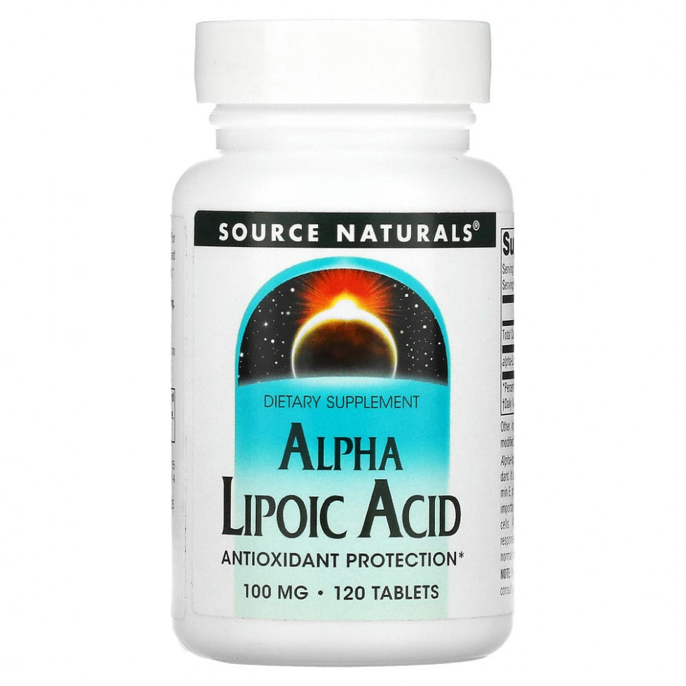 ���� ������ (Iherb) Source Naturals, �����-�������� �������, 100 ��, 120 ��������, ������ �� 2900 ���