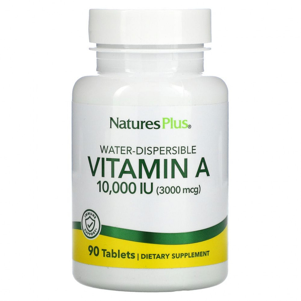 ���� ������ (Iherb) NaturesPlus, �����-�������������� ������� �, 10 000 �� (3 000 ���), 90 ��������, ������ �� 1320 ���