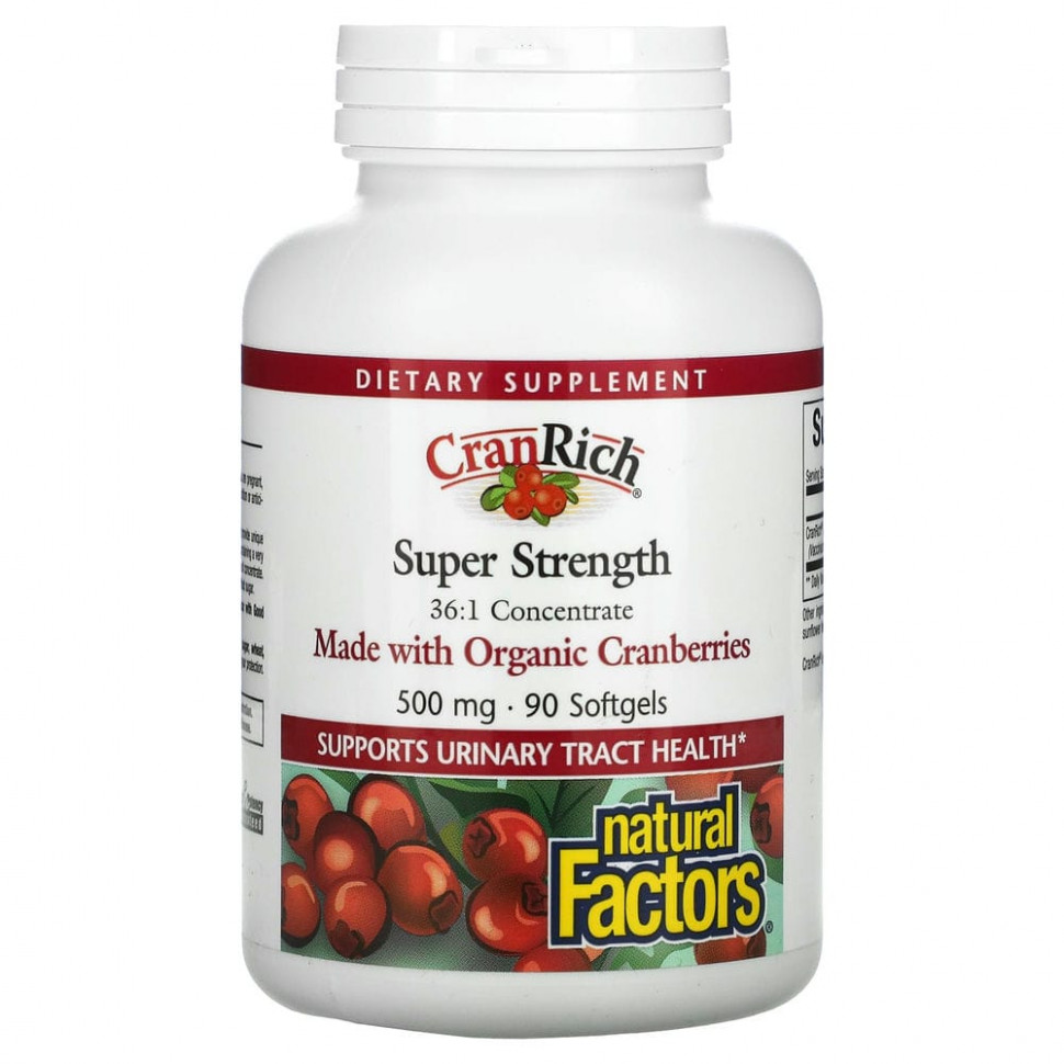   (Iherb) Natural Factors, CranRich, ,  , 90  ,   2970 