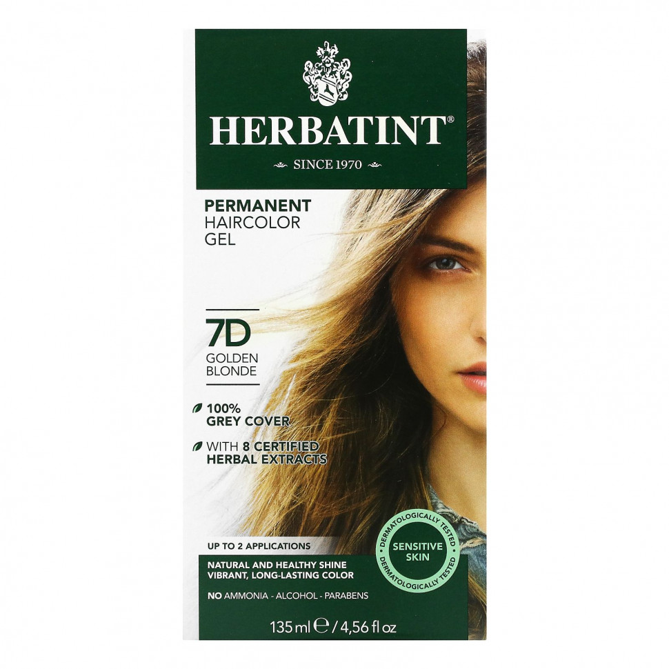 ���� ������ (Iherb) Herbatint, 7D, ������� ����-������ ��� �����, ������� �����, 135 �� (4,56 ����. �����), ������ �� 3330 ���