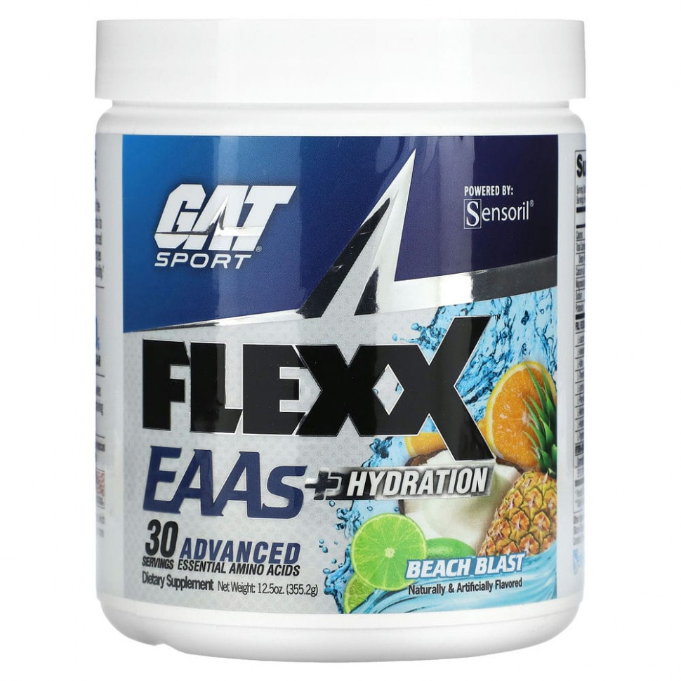 ���� ������ (Iherb) GAT, Flexx EAA + Hydration, Beach Blast, 355,2 � (12,5 �����), ������ �� 5660 ���